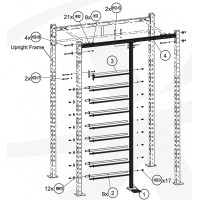 Bodyworx LCF890-LAD Cross Training - Ladder Assembly Bodyworx LCF890-LAD Cross Training - Ladder Assembly
